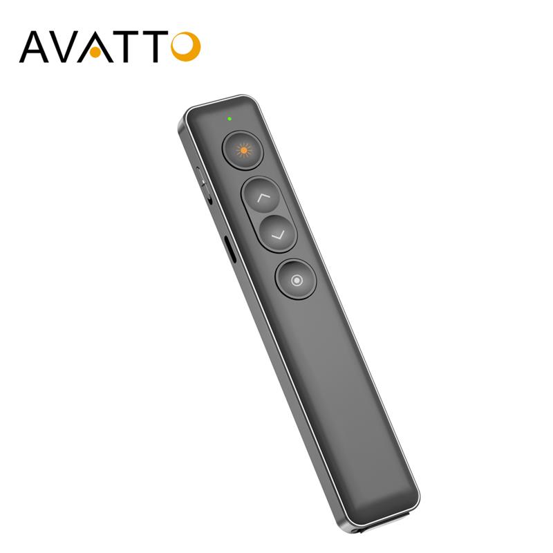 Laser Pointer Presenter - AVATTO Presentatore wireless con funzione faretto