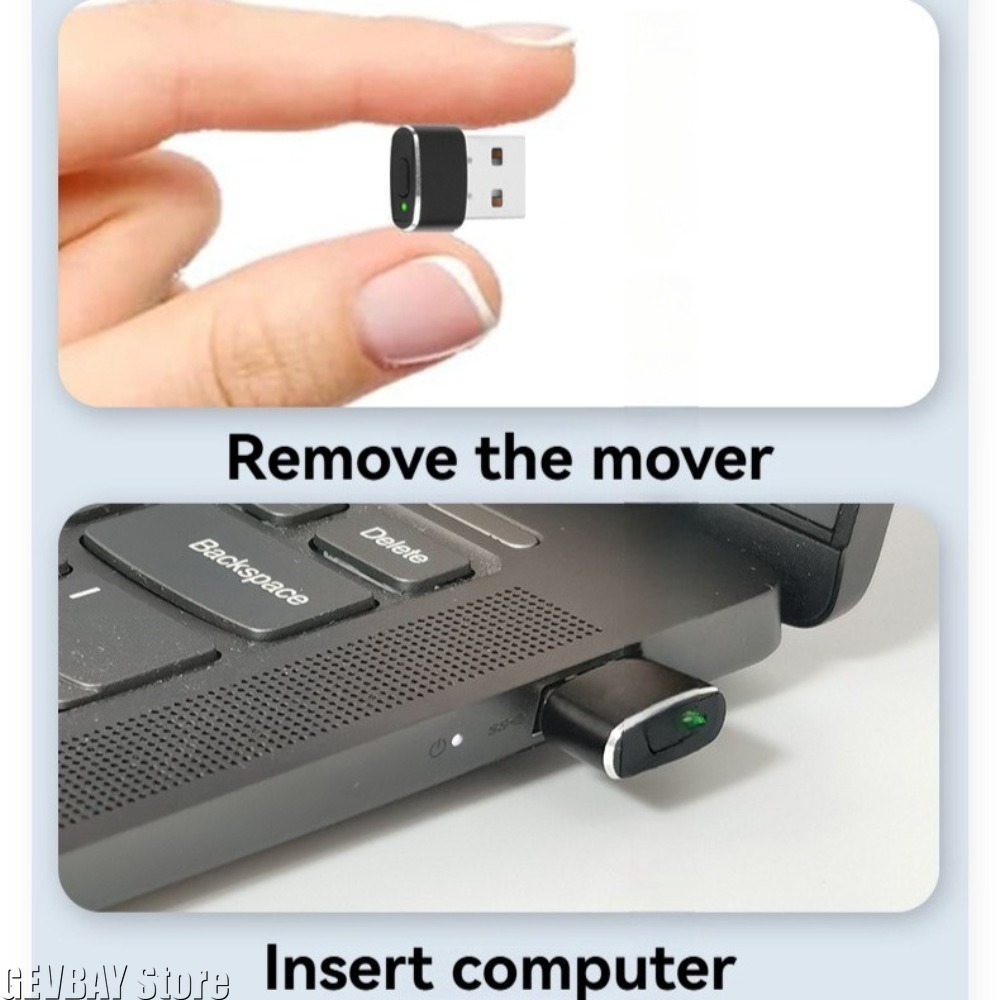 Auto Mouse Mover - Mini USB Mouse Jiggler Indetectabile con