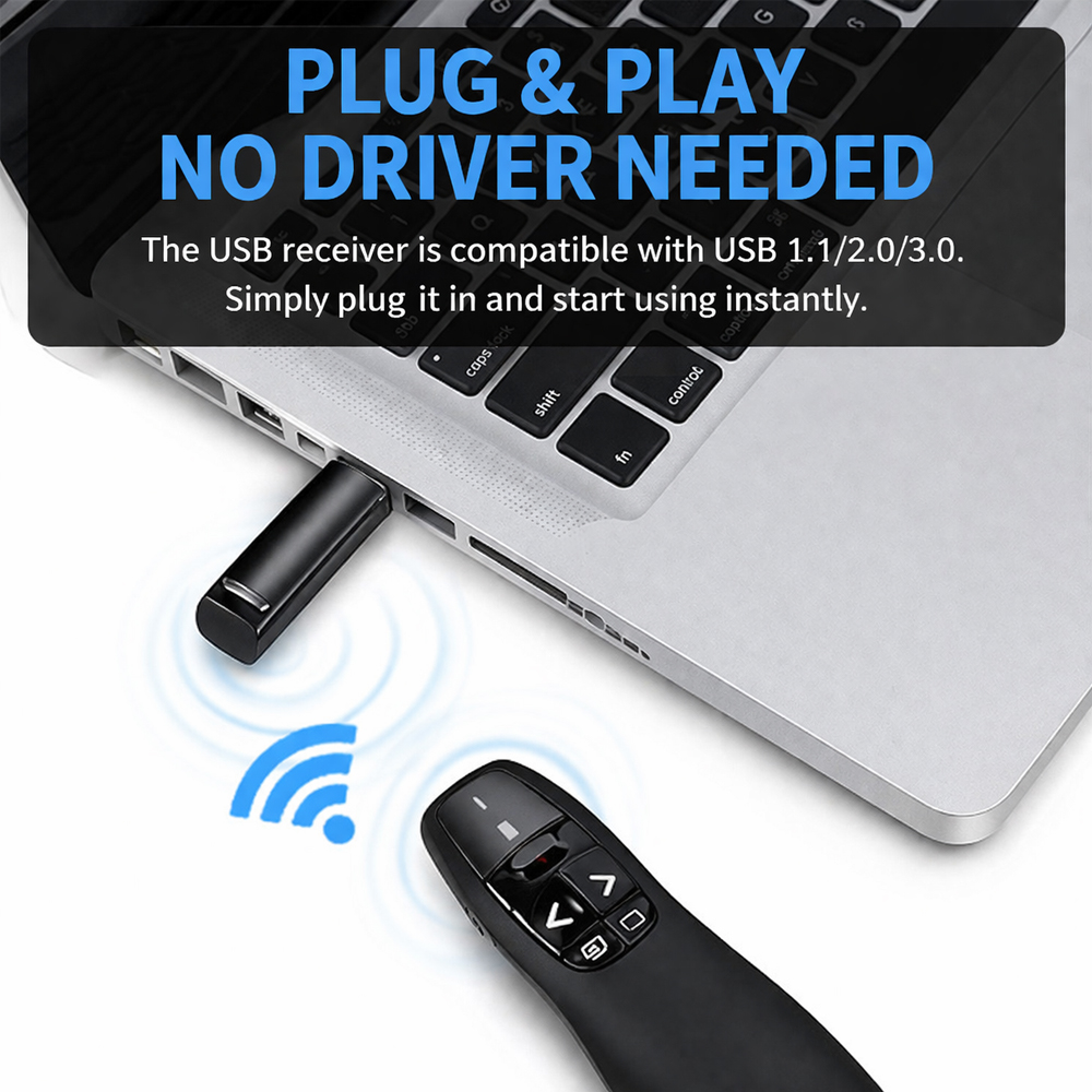 Telecomando wireless R400 2.4G - Laser Pointer Presenter recensione e prezzo