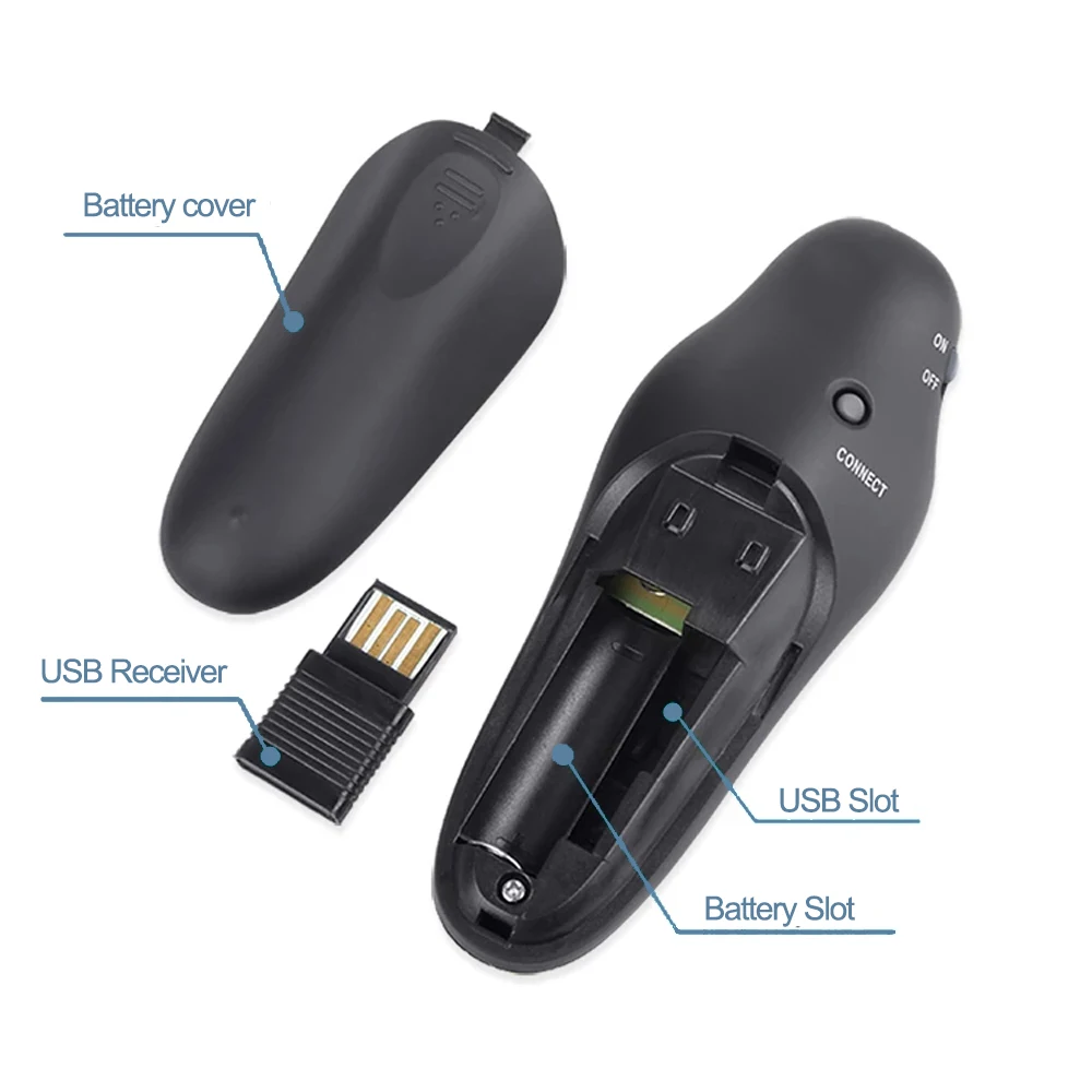 Puntatore USB da 2,4 GHz con t - Laser Pointer Presenter recensione e prezzo